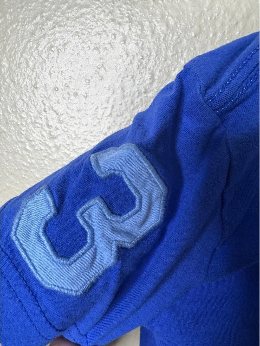 Ralph Lauren Shirt Boys 5 Blue Big Pony Logo Tee 3 Arm Patch